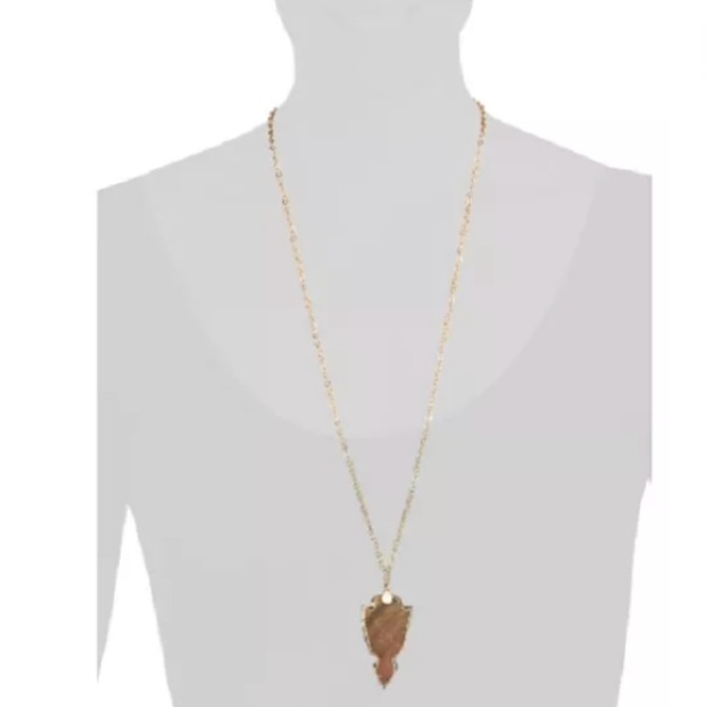 DARA ETTINGER AGATE ARROWHEAD NECKLACE